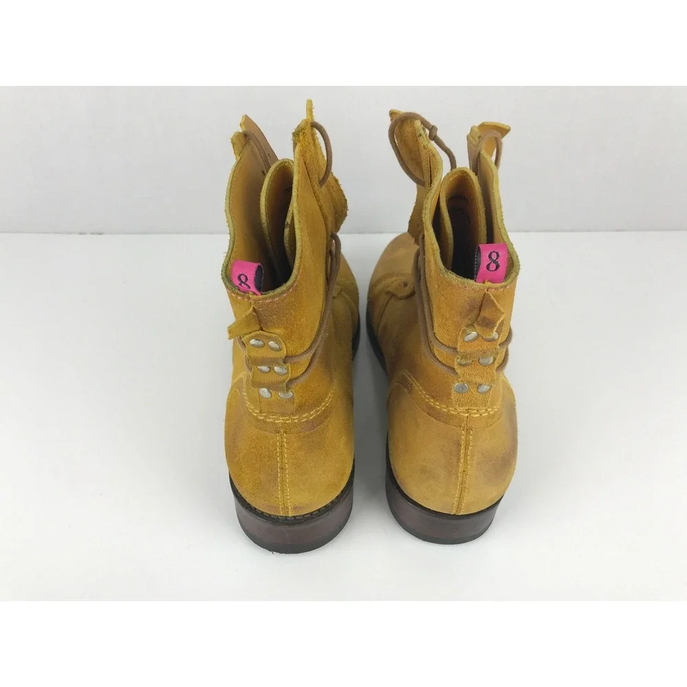 Ted Baker Mens Boots TBM583 Tan Suede Lace Up Ankle Boots Size US 9 UK 8 EU‎ 42